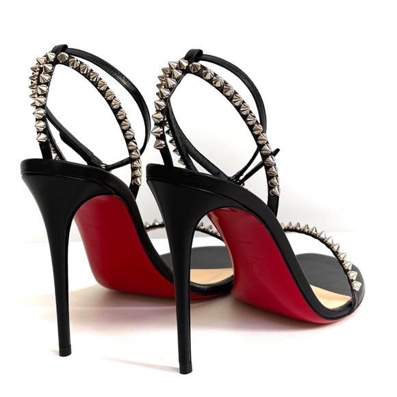 Christian Louboutin So Me Studded Sandals US 8.5  / NEW - Picture 15 of 16